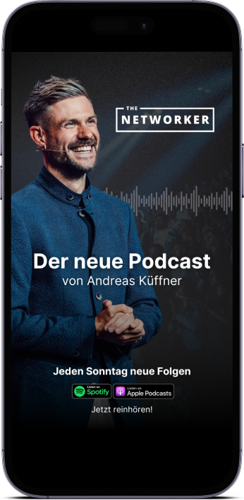 ANDREAS KÜFFNER Apple podcast phone mockup